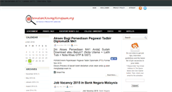 Desktop Screenshot of jawatankosongkerajaan.org