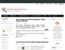 Tablet Screenshot of jawatankosongkerajaan.org